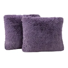 TOONOW Set of 2 Decorative Throw Pillow Covers 18x18,Fluffy Pillow CoversLuxu...