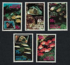 Neth. Antilles Fish 5v 1991 MNH SG#1032-1036