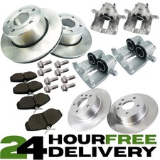 NEW FRONT AND REAR DISC PADS, CALIPERS & BOLTS FOR DISCOVERY 2