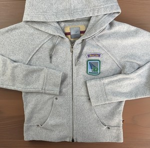 Vintage Nike Hoodie Sweatshirt Road Trip State HWY 72 Patch Girls Sz XS Gray 90s