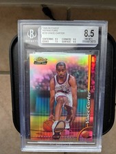 1998-99 Topps Finest Vince Carter Refractor #230 Beckett 8.5 - 3x 9.5 Gem Subs💥