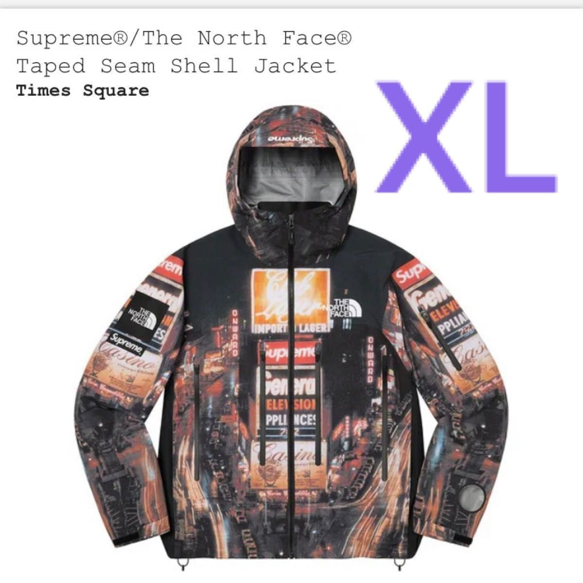 supreme the north face taped seam shell jacket times square supreme the north face taped seam shell jacket times square