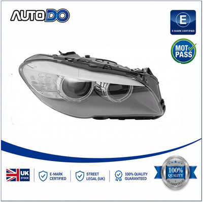 HEADLIGHT DRIVER RIGHT SIDE XENON BMW 5 Series F10 F11 2010-2013 SALOON ESTATE