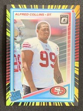 Alfred Collins 2025 Panini Donruss Optic Rated Rookie Electricity RC /75 #237