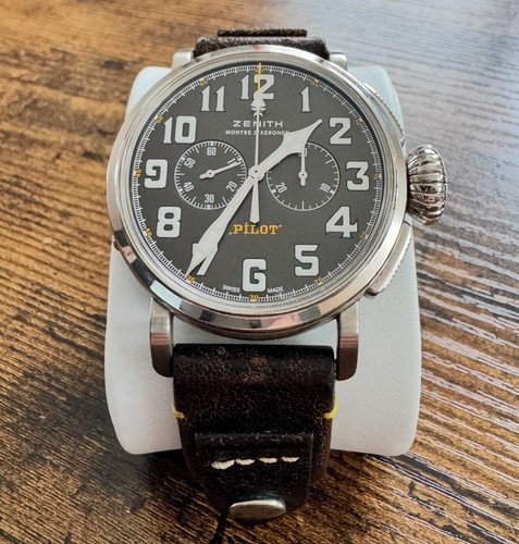 Zenith Pilot Type 20 Rescue Chrono El Primero 45mm Full Set Great Condition