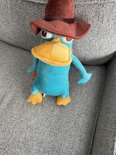 Disney Store Perry the Platypus Phineas  Ferb Stuffed Plush Toy Agent P