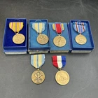 WWII/WW2 Military Medal Lot Asiatic Campaign/Victory/American Campaign+ Boxed-EL