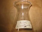 RARE ANTIQUE SIGNED ACME Pie Top Beaded Top Glass Oil Kerosene Lamp Chimney — photo 6