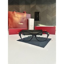 Cartier CT0315O Cat Eye Eyeglasses Black Made...