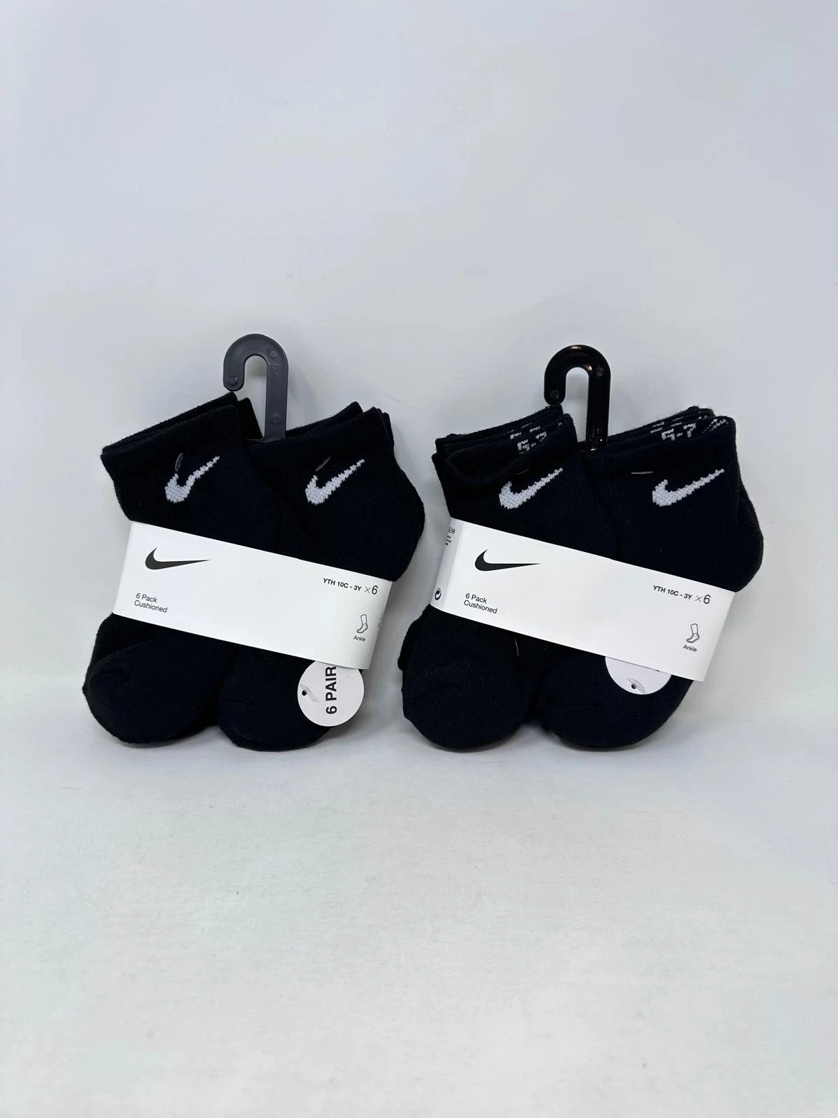 Nike Toddler Cushioned Ankle Socks 0472 (12 Pairs), Size:5-7, Black, O1(C538T)
Opens in a new window