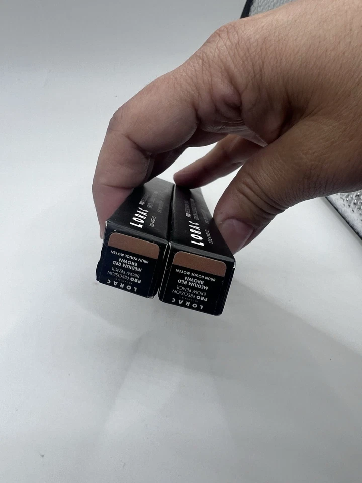 LORAC Cosmetics 2 Full Sz PRO Precision Eyebrow Pencil ~ Shade Medium Red Brown - Image 2 of 4