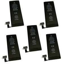 5-Pack lot set of Battery for Apple iPhone 4s 32GB 16GB 616-0579 616-0582