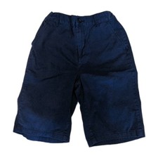Childrens Place Navy Blue Uniform Shorts Boys 12 Adjustable Waist
