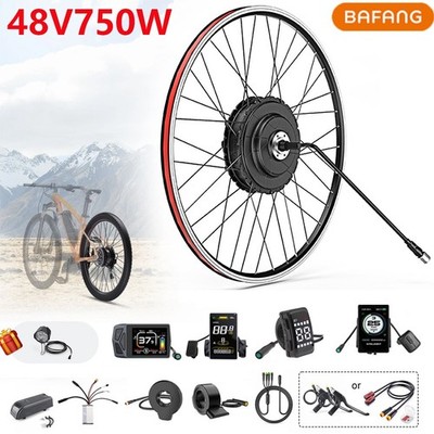 Bafang 48V 750W Rear Hub Motor Kit 26''27.5''700C Wheel EBike Conversion kits US