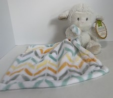 Little Miracles Lamb Plush Baby Blanket Chevron Costco Security Blanket