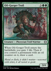 Oil-Gorger Troll Foil 177/271 Phyrexia: All Will Be One