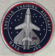 NASA JSC Shuttle Training Arcraft patch, 4 inch