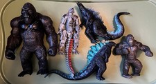 King Kong Vs Godzilla Mechagodzilla Action Figures Toys Bundle Lot Of 5 LOOK