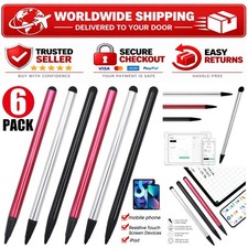 2-in-1 Capacitive Resistive Touch Screen Stylus Pen for iPad Tablet