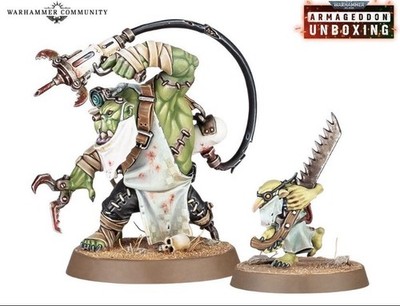 Ork Painboy und Grot Armageddon Warhammer 40000 40k