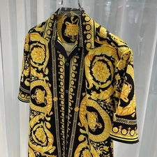 Luxury Men's Designer Shirt 👔 Soft & Comfortable Long/Short Sleeve S-XXL Casual