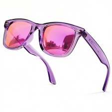 SIPHEW Polarized Sunglasses for Women Men - Mirrored Sports Square Sunglass...