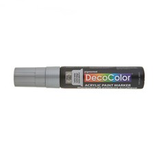Decocolor Acrylic Jumbo Paint Marker Silver Permanent Artist Drawing Pen
