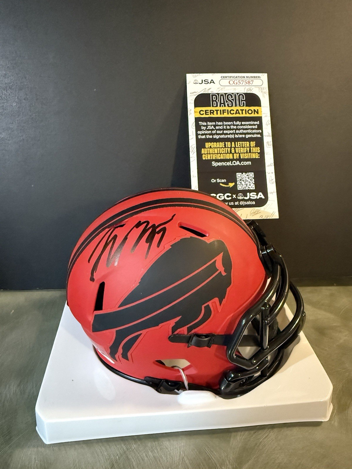 Joey Bosa Autographed Signed Buffalo Bills / Rave Mini Helmet JSA/COA 