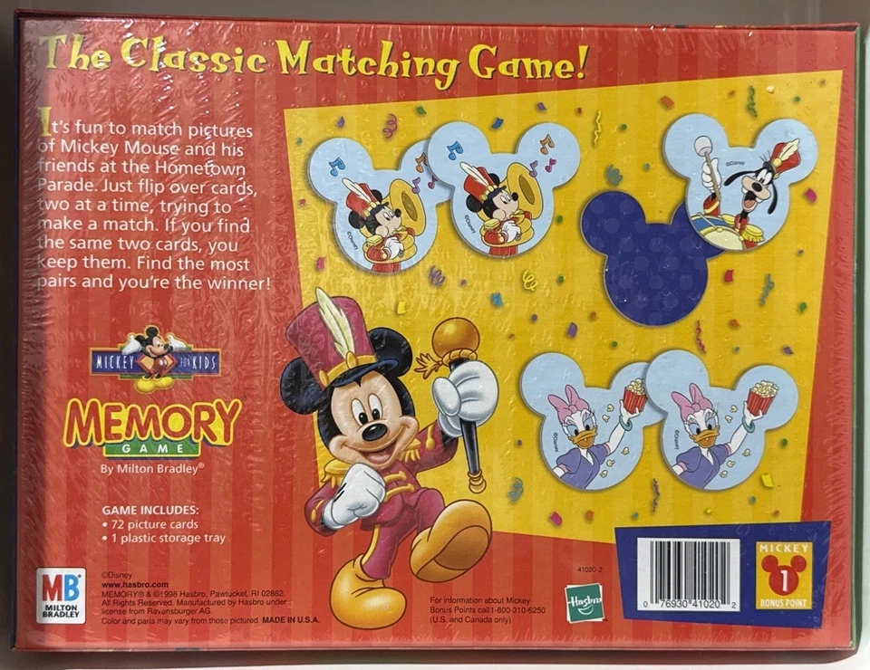 Mickey Mouse Memory Game Brand New Sealed - Image 2 of 4