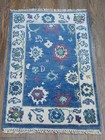 Bohemian Oushak Rug, Oushak Turkish Rug, Hand Made Contemporary Rug, 2x3 Ft — photo 2
