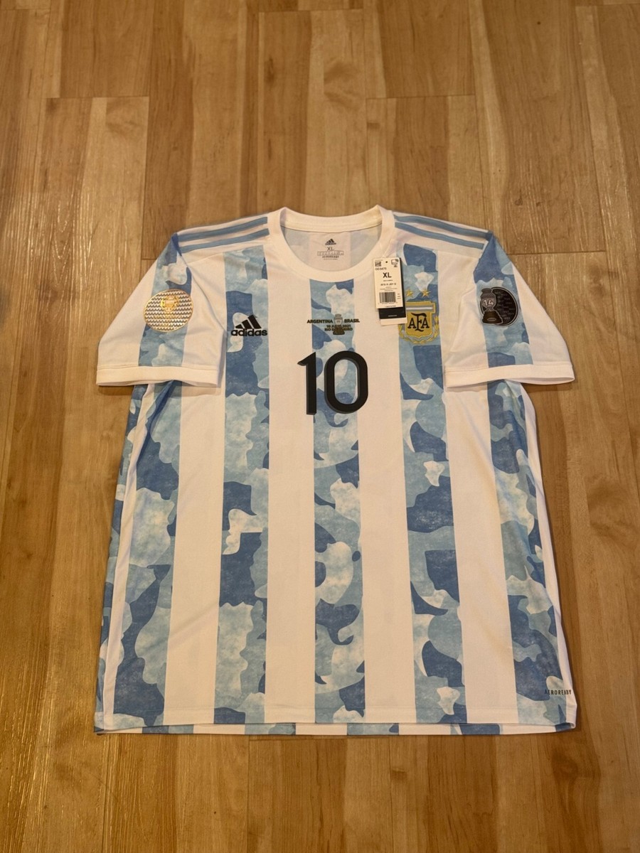 BNWT Argentina 2021 Copa America Final Messi Adidas Aeroready