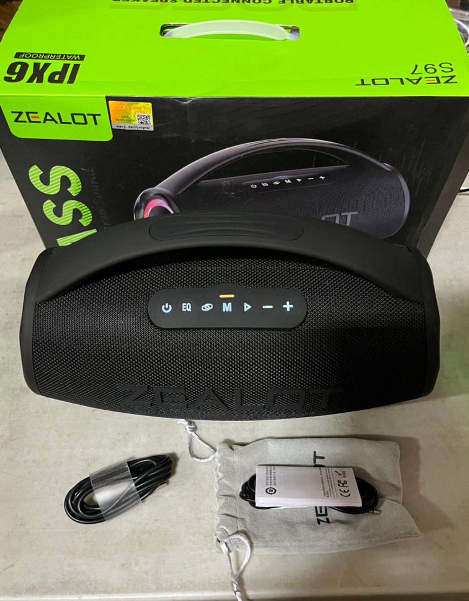 Zealot S97 Wireless Stereo Speaker - Black | eBay