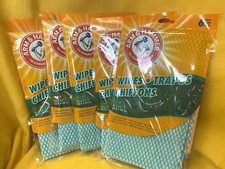 Arm  Hammer Reusable Wipes 6 Pc Per Pack 5-Packs Total Of 30 Wipes New Sealed