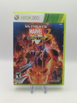 Ultimate Marvel vs Capcom 3 (Xbox 360) Complete SUPER CLEAN