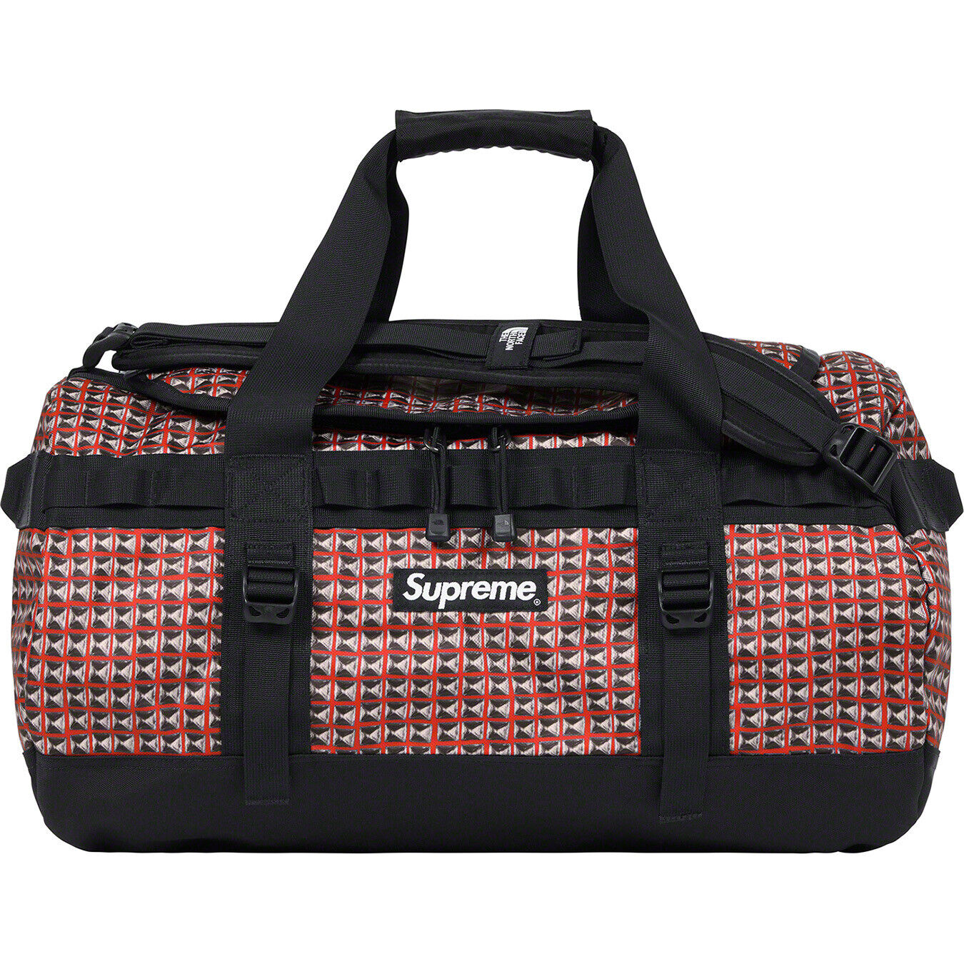 Supreme Logo Duffle Bag ss 21 in Black