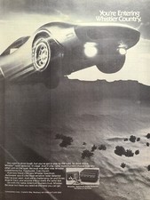 Vintage Print Ad 1983 Whistler Spectrum Radar Detector Car In Air  See Descr 