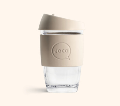 JoCo 6 Unzen Allzweckbecher Umweltfreundlich Wiederverwendbar Kaffeebecher mit Auslaufsicherem Deckel