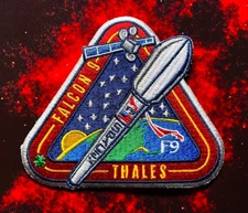 THALES FALCON 9 F9 SPACEX SPACE-X PATCH 🚀