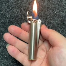 Vintage Lighter Nostalgic Grinding Wheel Old Style Windproof Kerosene Lighter