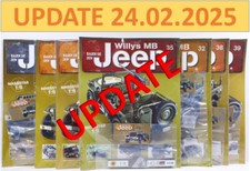 Hachette Jeep Willys 1:8 div. Edizioni a scelta 7-140