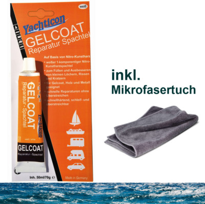 Yachticon Gelcoat Reparatur Spachtel weiß 70 g
