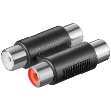 Audio links/rechts Adapter 2x Cinch-Buchse au...