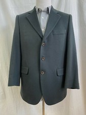 Loro Piana Cashmere Men's Blazer Sport Coat Three Button Size 4OS Dark Green