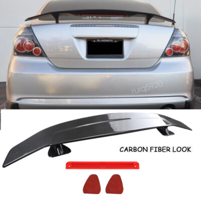 Fits 05-10 Scion tC IKON Style 46'' GT Carbon Style Rear Trunk Spoiler Lip Wing