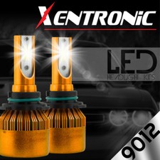 2x XENTRONIC 9012 LED Headlight Bulb High/Low Beam Kit 388W 6000K Cree Chip