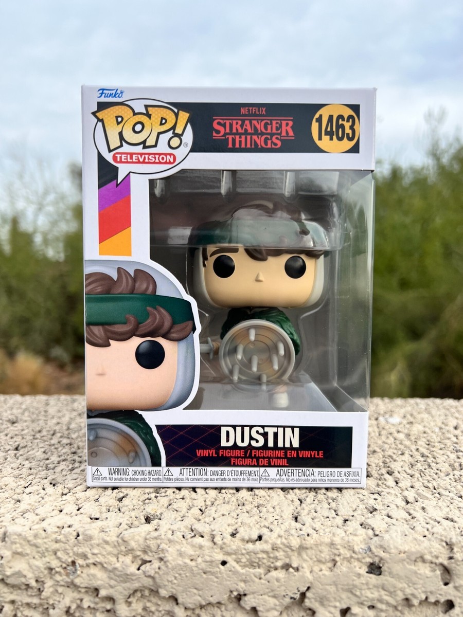 Funko Pop! Television Netflix Stranger Things Dustin 1463 Hunter Dustin  Funko Pop! (1463) Stranger Things – Nerdy