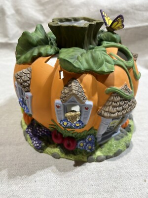 Partylite Harvest Pumpkin Tealight House