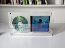 Acrylic CD Display Stand for Jewel Case – Clear UV Protective Cover Frame
