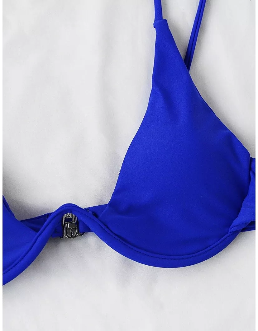 Verdusa Women s Sexy Triangle Bathing Two Pieces Swimsuit Bikini