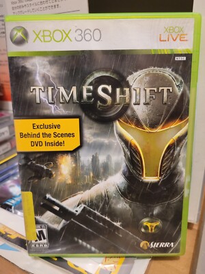 TimeShift (2007) Pre-Owned Retail Store Xbox 360 X360 Inventory, Tested Working
